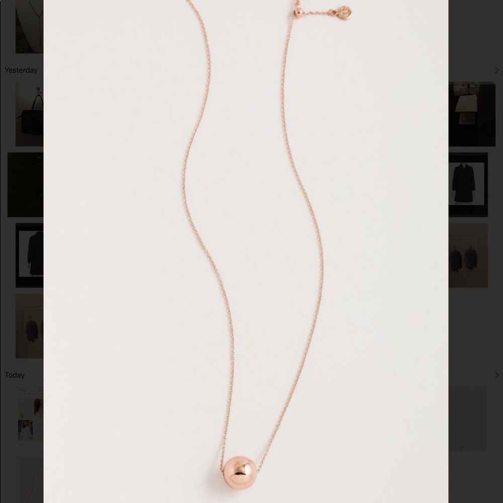 NWT Gorjana  - Rose Gold Adjustable Necklace - Picture 4 of 8